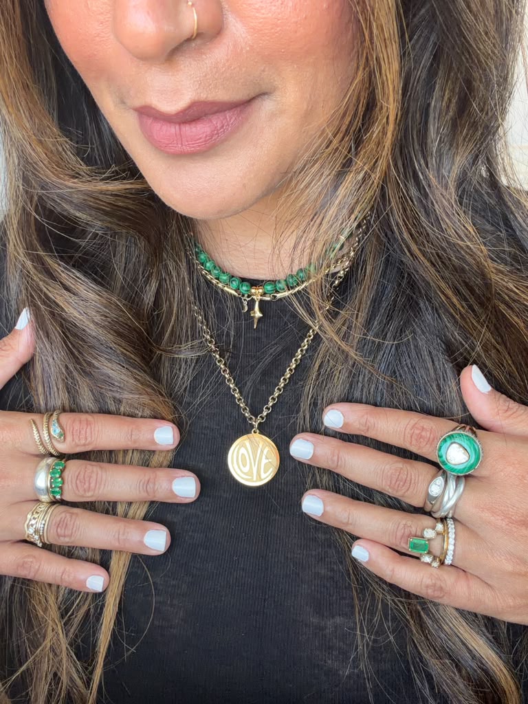 Emerald & Diamond Jacket Ring | Natural Emerald Cut Ring Gold | The Aura